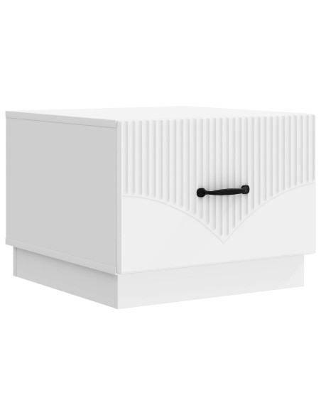 Tavolino da salotto Bianco 49 x 50 x 37 cm Legno ingegnerizzato