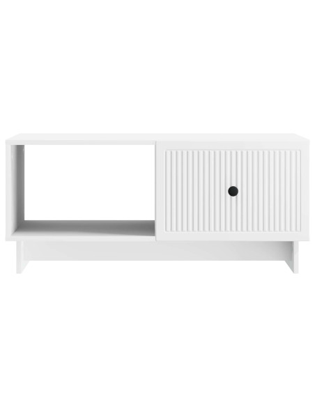 Tavolino da salotto Bianco 90 x 50 x 40 cm Legno ingegnerizzato