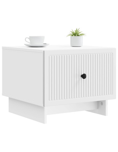 Tavolino da salotto Bianco 49 x 50 x 40 cm Legno ingegnerizzato