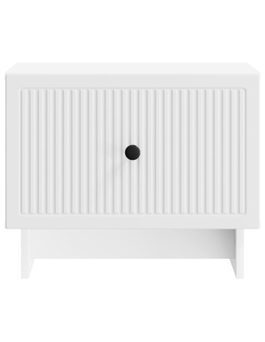 Tavolino da salotto Bianco 49 x 50 x 40 cm Legno ingegnerizzato