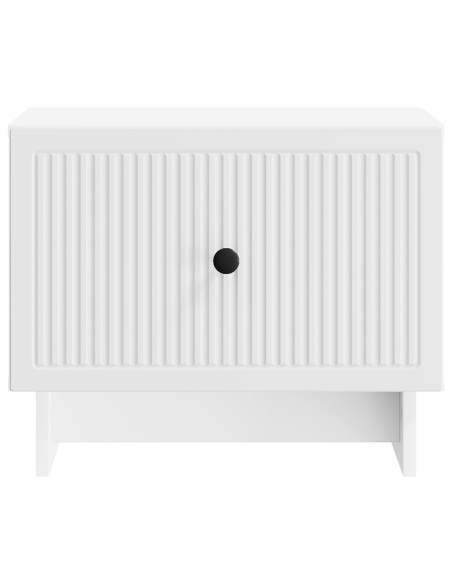 Tavolino da salotto Bianco 49 x 50 x 40 cm Legno ingegnerizzato