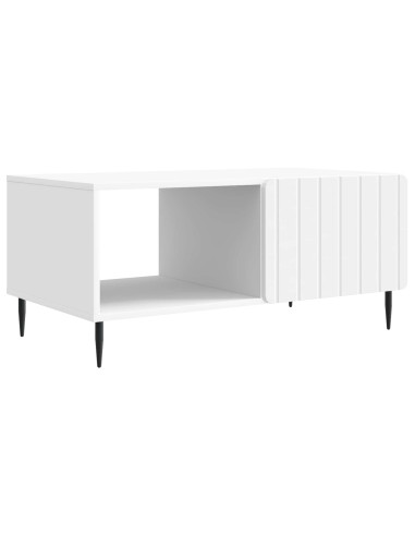 Tavolino da salotto Bianco 90 x 50 x 40 cm Legno ingegnerizzato