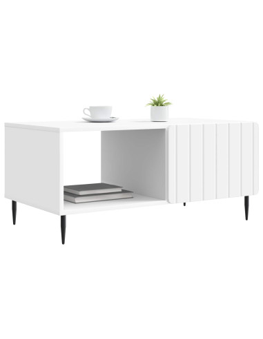 Tavolino da salotto Bianco 90 x 50 x 40 cm Legno ingegnerizzato