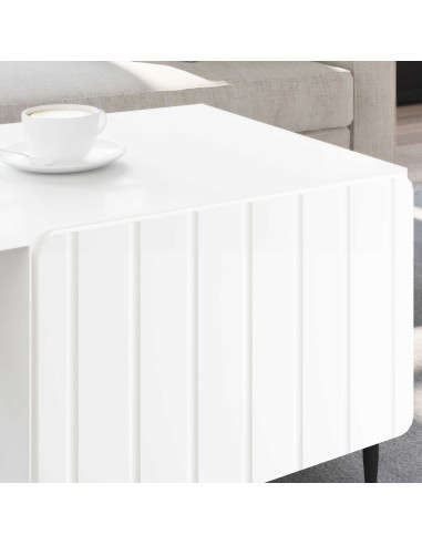 Tavolino da salotto Bianco 90 x 50 x 40 cm Legno ingegnerizzato