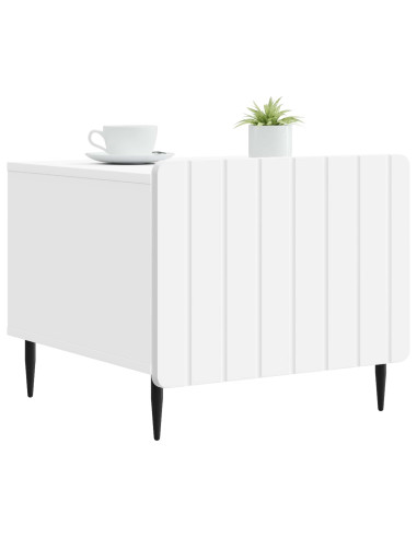 Tavolino da salotto Bianco 49 x 50 x 42 cm Legno ingegnerizzato