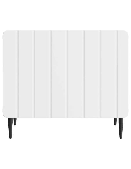 Tavolino da salotto Bianco 49 x 50 x 42 cm Legno ingegnerizzato