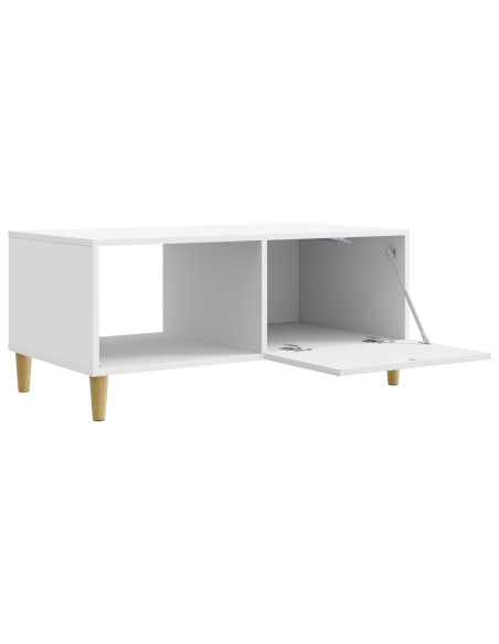 Tavolino da salotto Bianco 90 x 50 x 40 cm Legno ingegnerizzato
