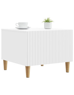 Tavolino da salotto Bianco 49 x 50 x 40 cm Legno ingegnerizzato 2
