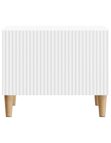 Tavolino da salotto Bianco 49 x 50 x 40 cm Legno ingegnerizzato