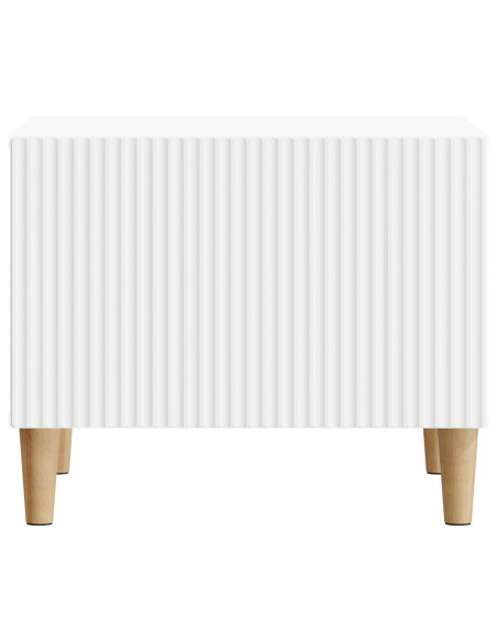 Tavolino da salotto Bianco 49 x 50 x 40 cm Legno ingegnerizzato