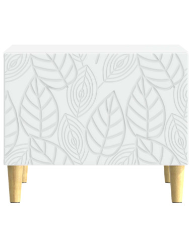 Tavolino da salotto Bianco 50 x 49 x 40 cm Legno ingegnerizzato