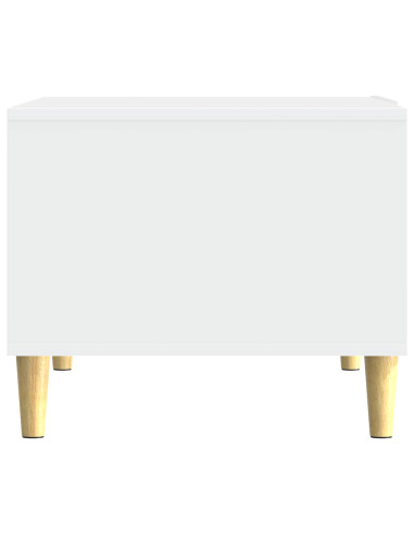 Tavolino da salotto Bianco 50 x 49 x 40 cm Legno ingegnerizzato