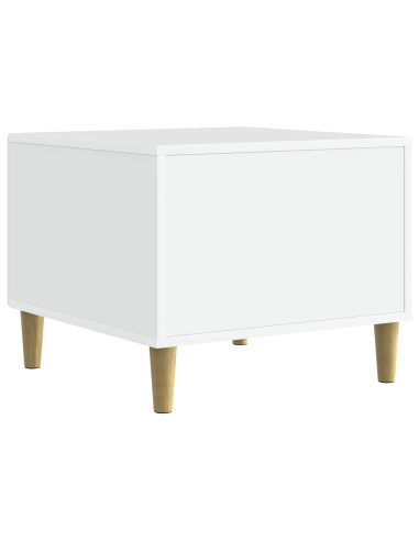 Tavolino da salotto Bianco 50 x 49 x 40 cm Legno ingegnerizzato