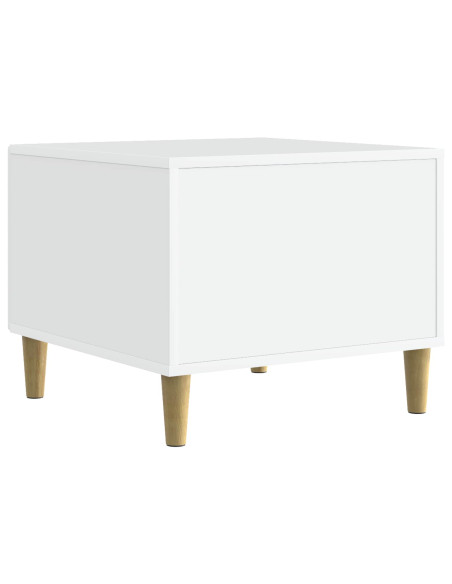 Tavolino da salotto Bianco 50 x 49 x 40 cm Legno ingegnerizzato