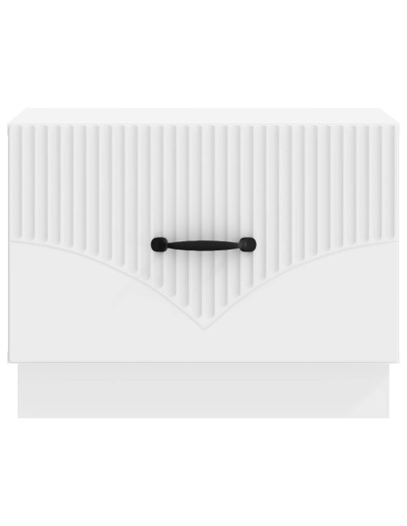 Tavolino da salotto Bianco 49 x 50 x 37 cm Legno ingegnerizzato