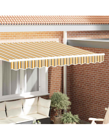 Sostituzione della mantovana per tenda Giallo e Grigio 2,5 m