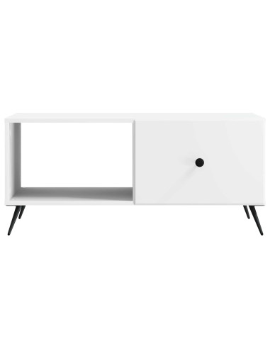 Tavolino da salotto Bianco 90 x 50 x 40 cm Legno ingegnerizzato