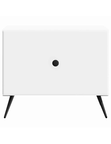 Tavolino da salotto Bianco 49 x 50 x 40 cm Legno ingegnerizzato