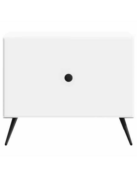 Tavolino da salotto Bianco 49 x 50 x 40 cm Legno ingegnerizzato