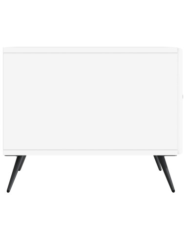 Tavolino da salotto Bianco 49 x 50 x 40 cm Legno ingegnerizzato