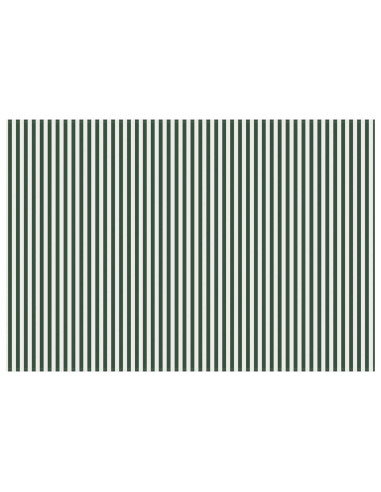 Telo di ricambio per tenda da sole Verde e Bianco 600 × 350 cm