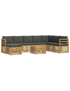Set divani Legno di Acacia Massello 2