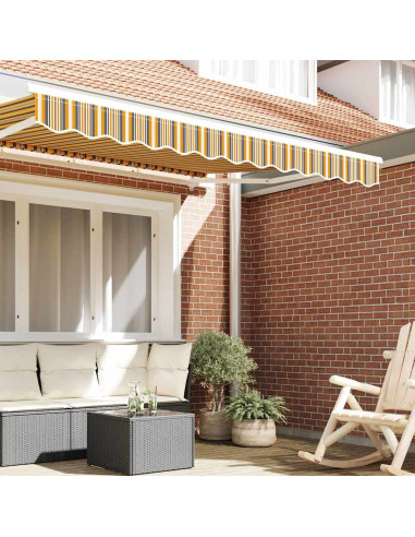 Sostituzione della mantovana per tenda Giallo e Grigio 2,5 m