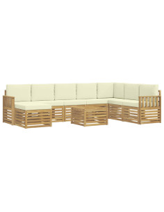 Set divani Legno di Acacia Massello 2