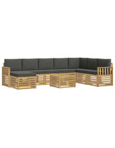 Set divani Legno di Acacia Massello 2