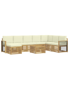 Set divani Legno di Acacia Massello 2