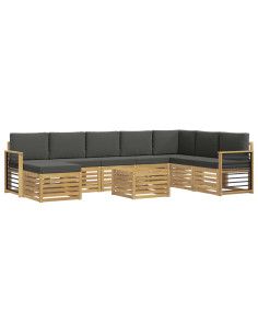 Set divani Legno di Acacia Massello 2