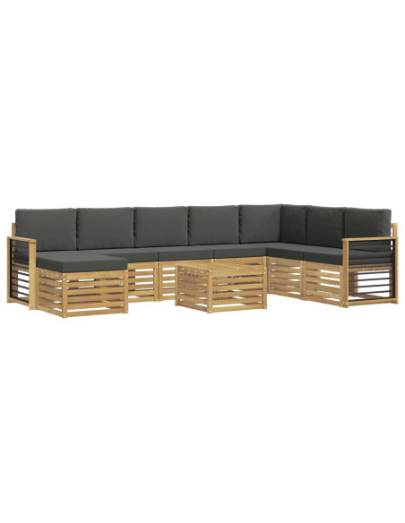 Set divani Legno di Acacia Massello