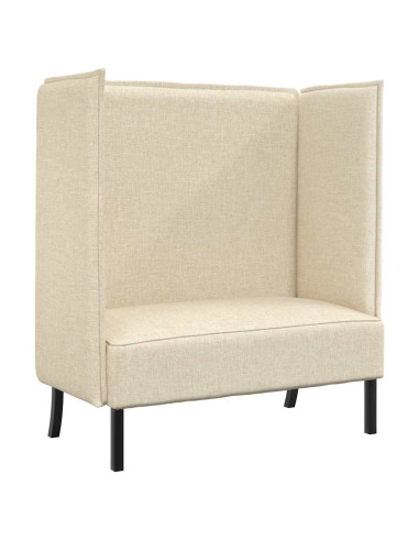 Divano alto 101cm Crema Tessuto