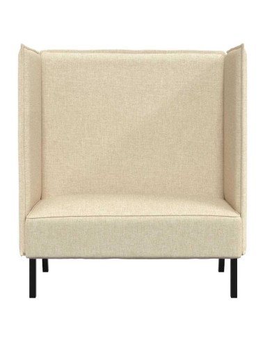 Divano alto 101cm Crema Tessuto