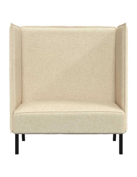 Divano alto 101cm Crema Tessuto