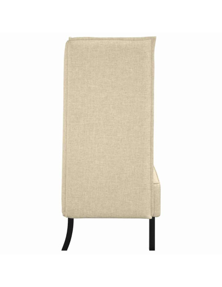 Divano alto 101cm Crema Tessuto