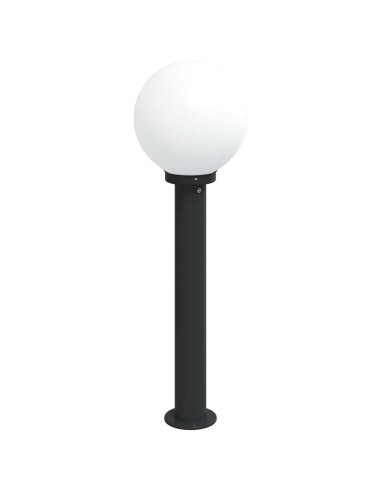 Lampada a paletto 80 cm Nera IP44