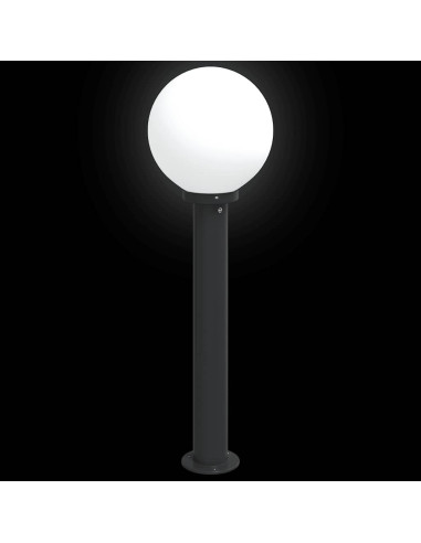 Lampada a paletto 80 cm Nera IP44