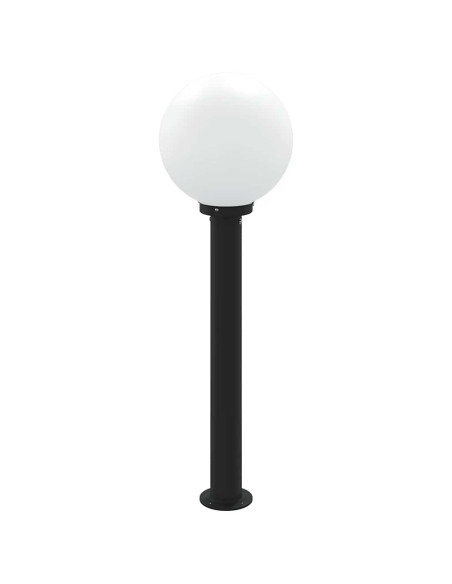 Lampada a paletto con sensore 80 cm Nera IP44