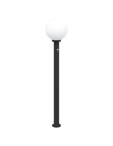 Lampada a paletto con sensore 120 cm Nera IP44