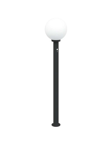 Lampada a paletto con sensore 120 cm Nera IP44