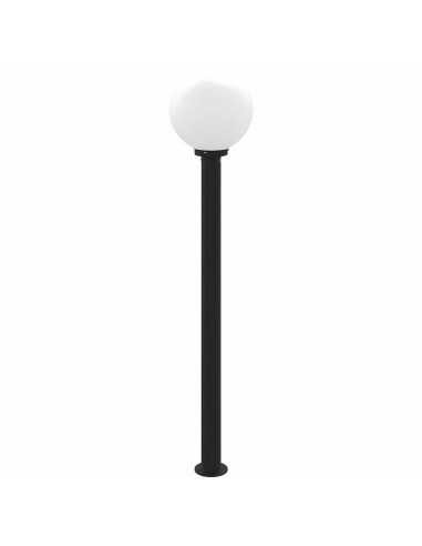 Lampada a paletto con sensore 120 cm Nera IP44