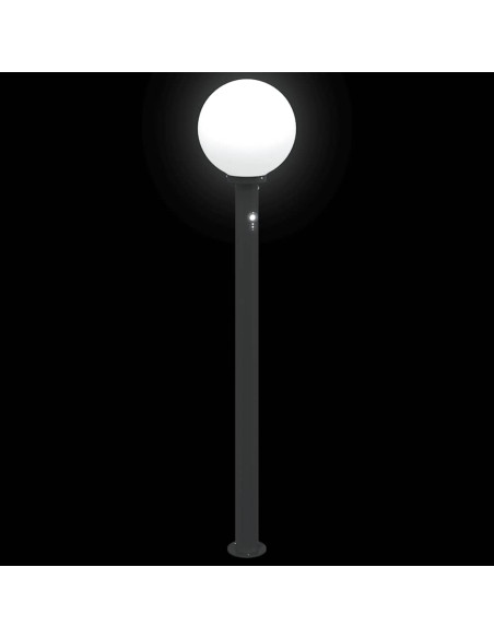 Lampada a paletto con sensore 120 cm Nera IP44
