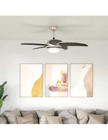 Ventilatore da soffitto con luce e telecomando Ø 110 cm