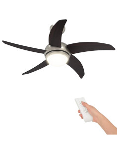 Ventilatore da soffitto con luce e telecomando Ø 110 cm 2