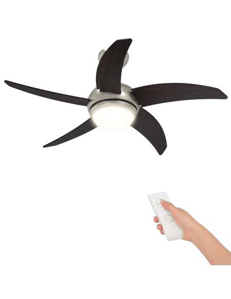 Ventilatore da soffitto con luce e telecomando Ø 110 cm