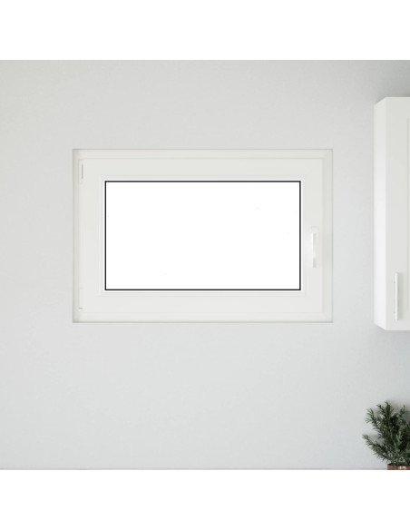 Finestra per Soffitta RISOR 90 x 70 cm PVC e Vetro Bianco