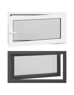 Finestra per Soffitta RISOR 110 x 70 cm PVC e Vetro Antracite 2