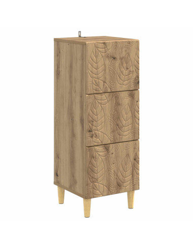 Mobile con Cassetti Rovere Artigianale 33 x 34,5 x 90 cm
