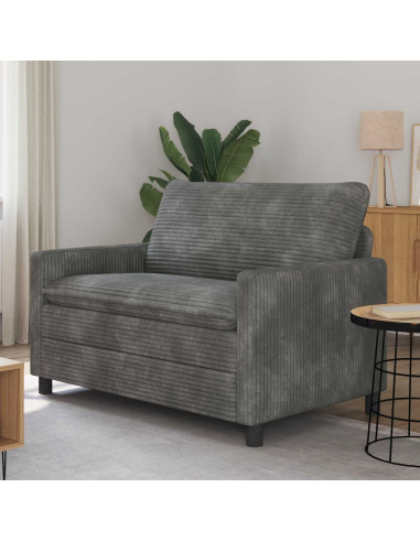 Divano Grigio Chiaro 126 x 81 x 87,5 cm Poliestere